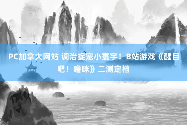 PC加拿大网站 调治捉宠小寰宇！B站游戏《醒目吧！噜咪》二测定档